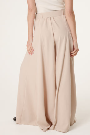 Belted Palazzo Wide Leg Trousers