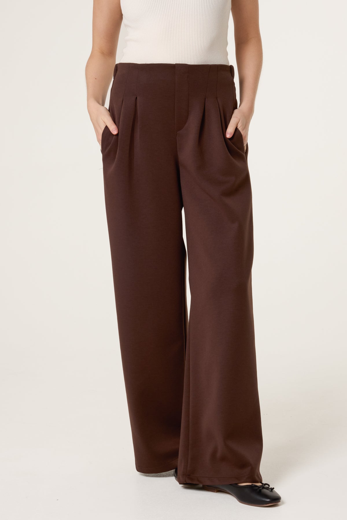 Soft Touch Front Crease Trousers