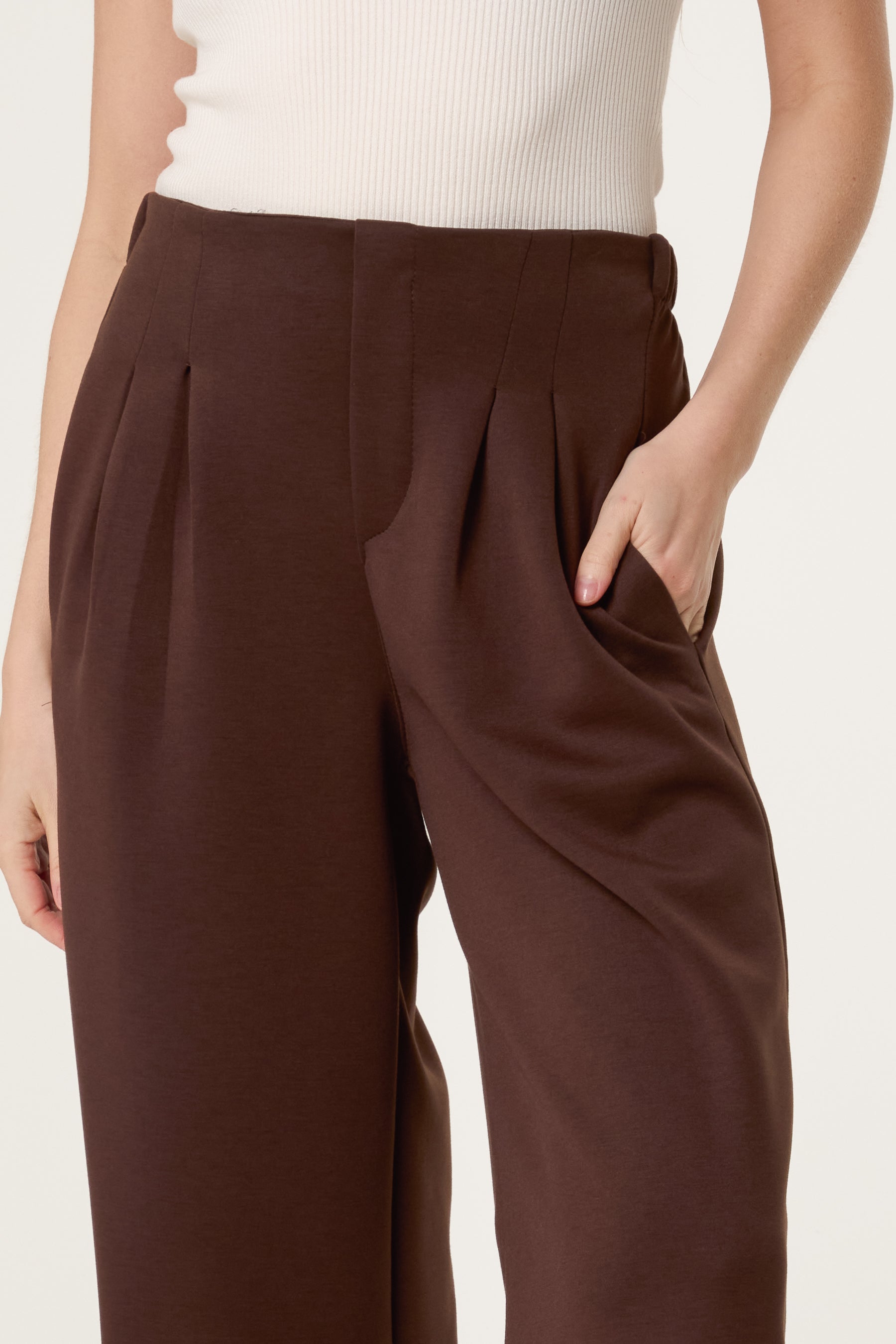Soft Touch Front Crease Trousers