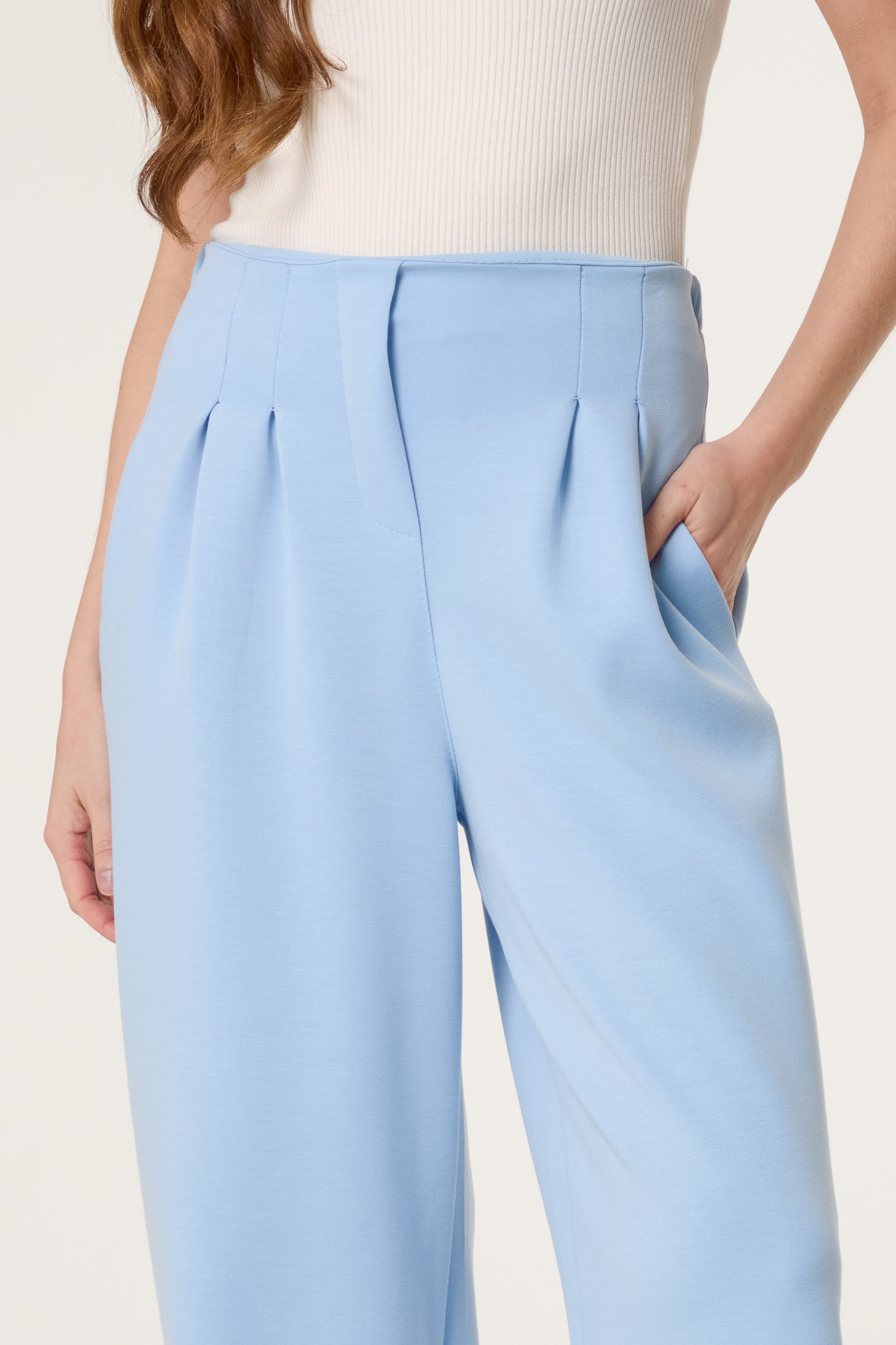 Soft Touch Front Crease Trousers