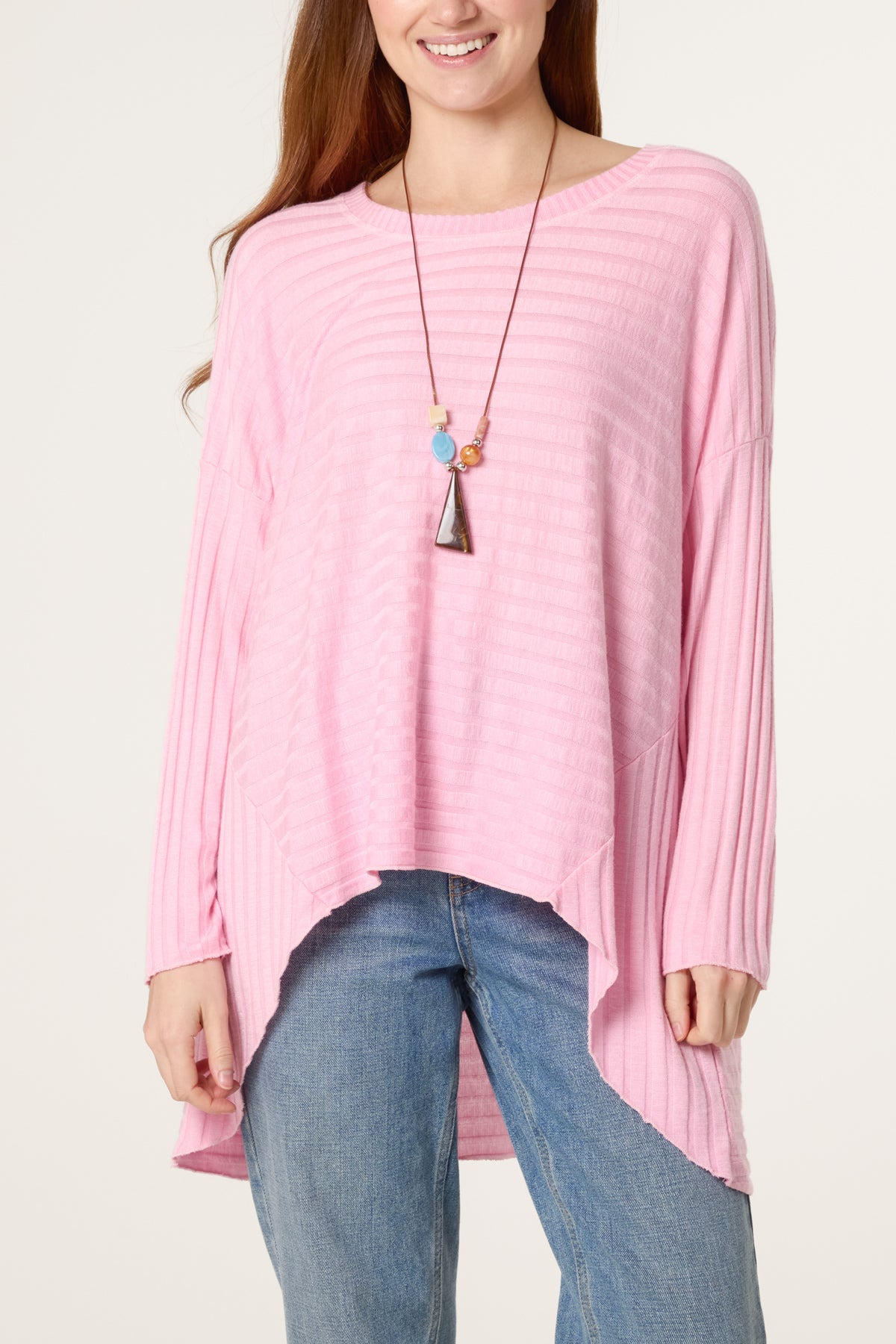 Necklace Wool Blend Fine Knit