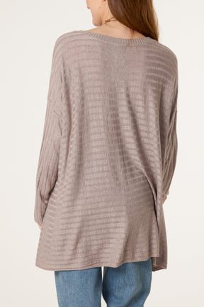 Necklace Wool Blend Fine Knit