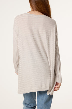 Necklace Wool Blend Fine Knit