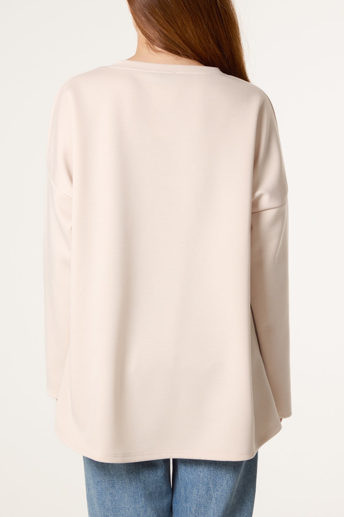 V-Neck "Amour" Soft Touch Sweatshirt