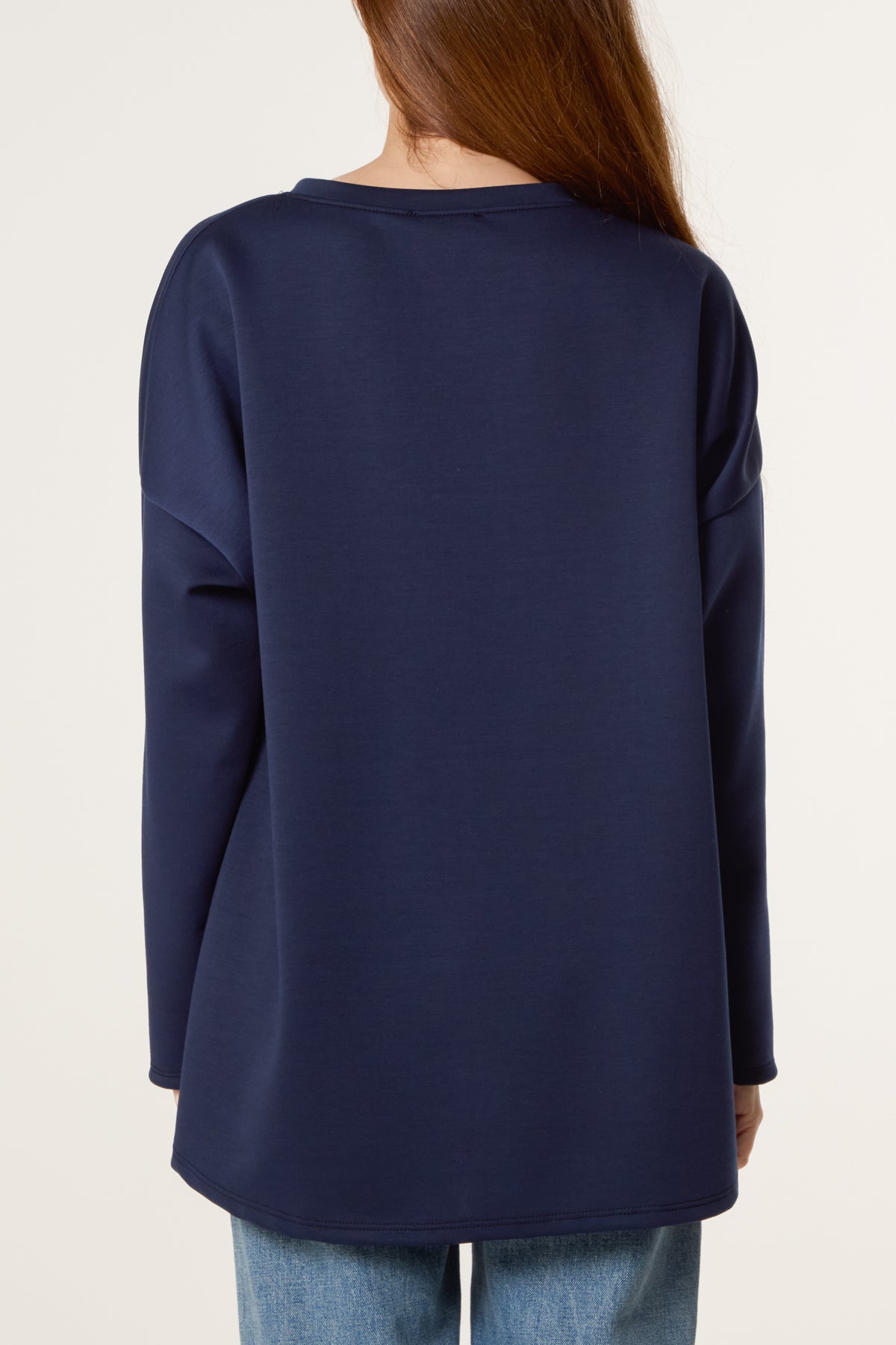 V-Neck "Amour" Soft Touch Sweatshirt