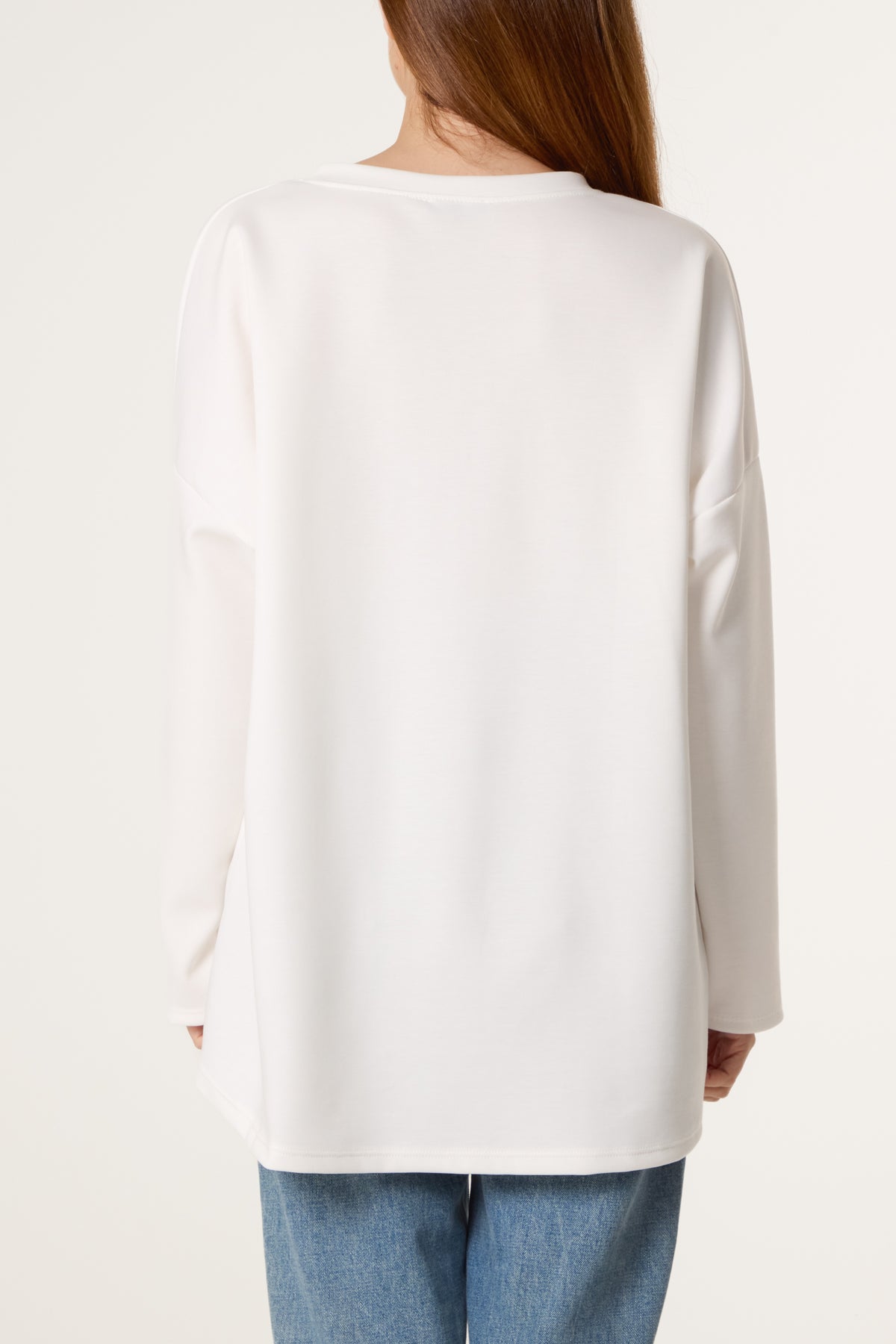 V-Neck "Amour" Soft Touch Sweatshirt