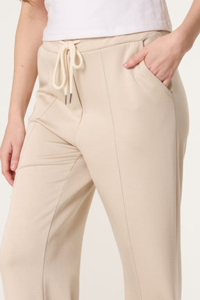 Drawstring Front Crease Flares