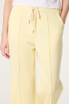 Drawstring Front Crease Flares