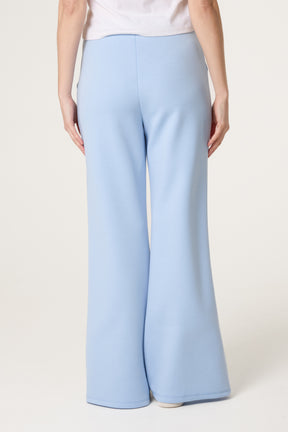 Drawstring Front Crease Flares