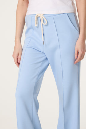 Drawstring Front Crease Flares