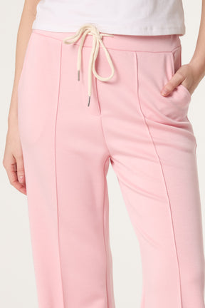 Drawstring Front Crease Flares