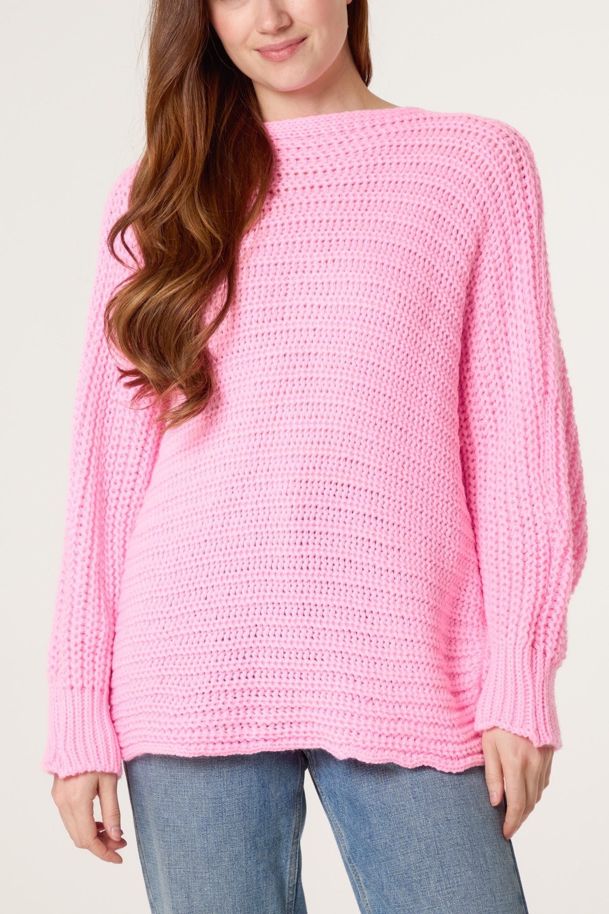 Bow Detail Chunky Knit Jumper