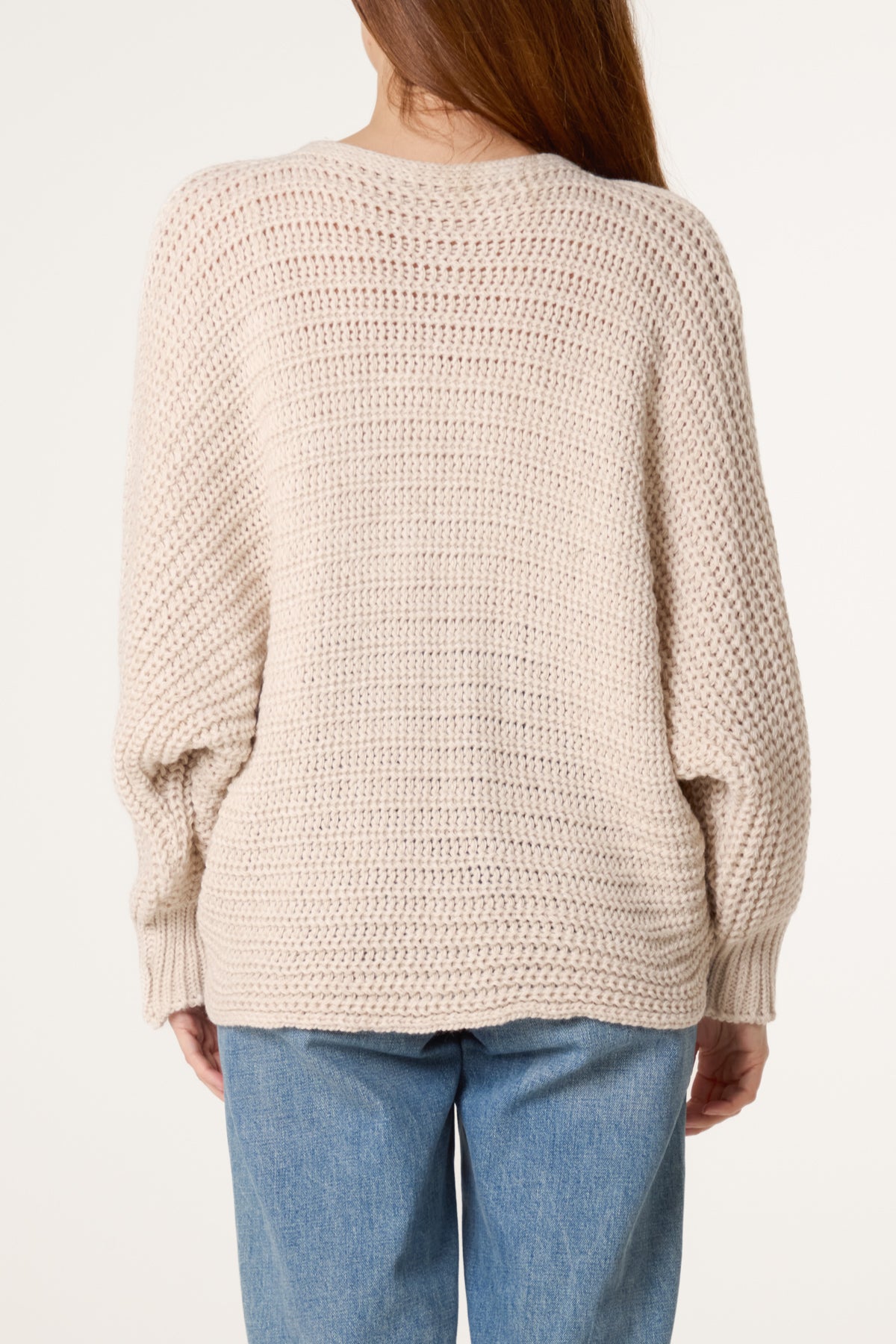 Bow Detail Chunky Knit Jumper