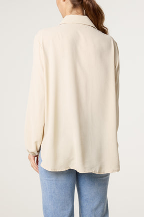 Collar Button Through Shirt