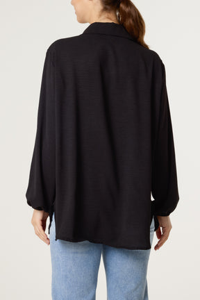 Collar Button Through Shirt