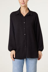 Collar Button Through Shirt
