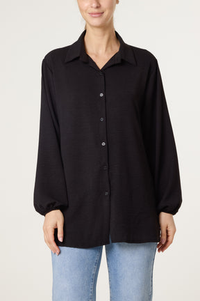 Collar Button Through Shirt