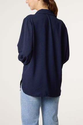 Collar Button Through Shirt