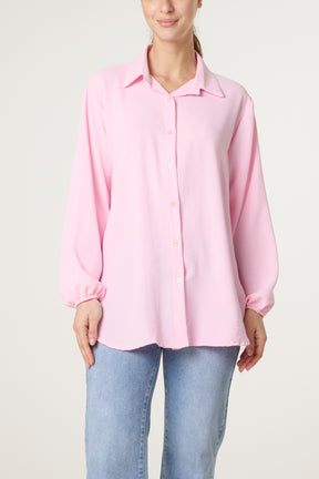 Collar Button Through Shirt