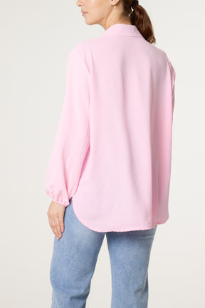 Collar Button Through Shirt