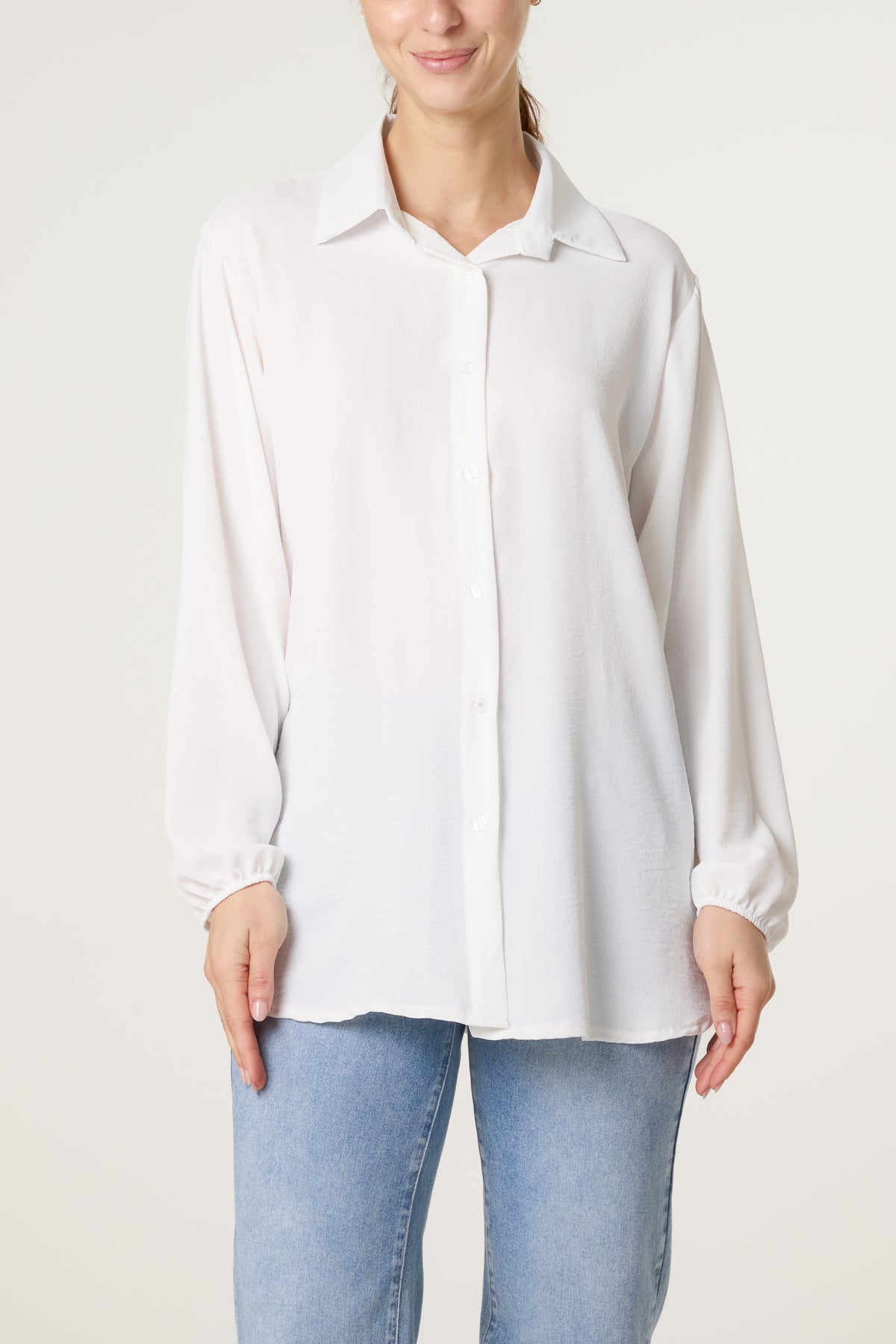 Collar Button Through Shirt