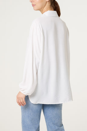 Collar Button Through Shirt