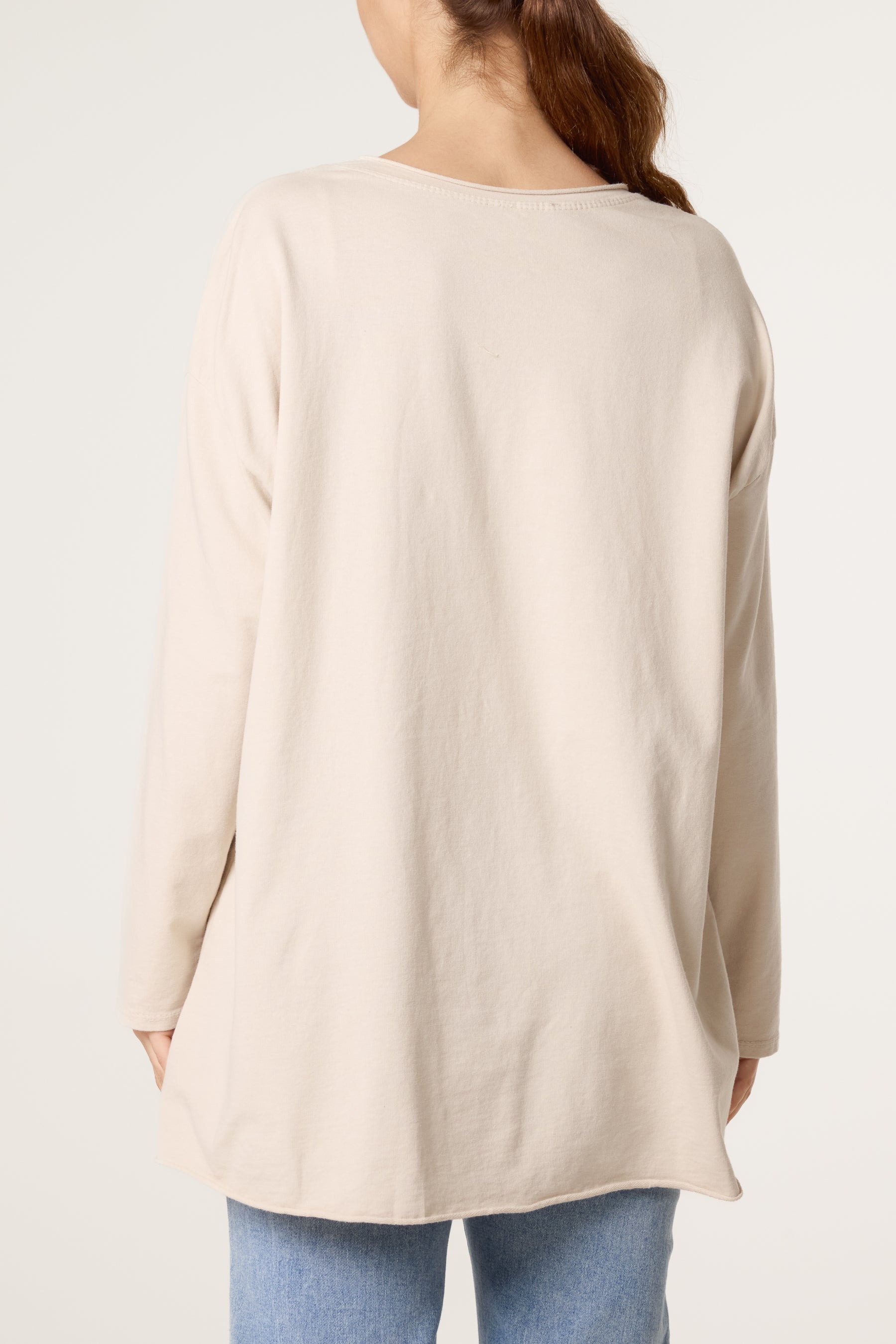 Star Long Sleeve Cotton Top