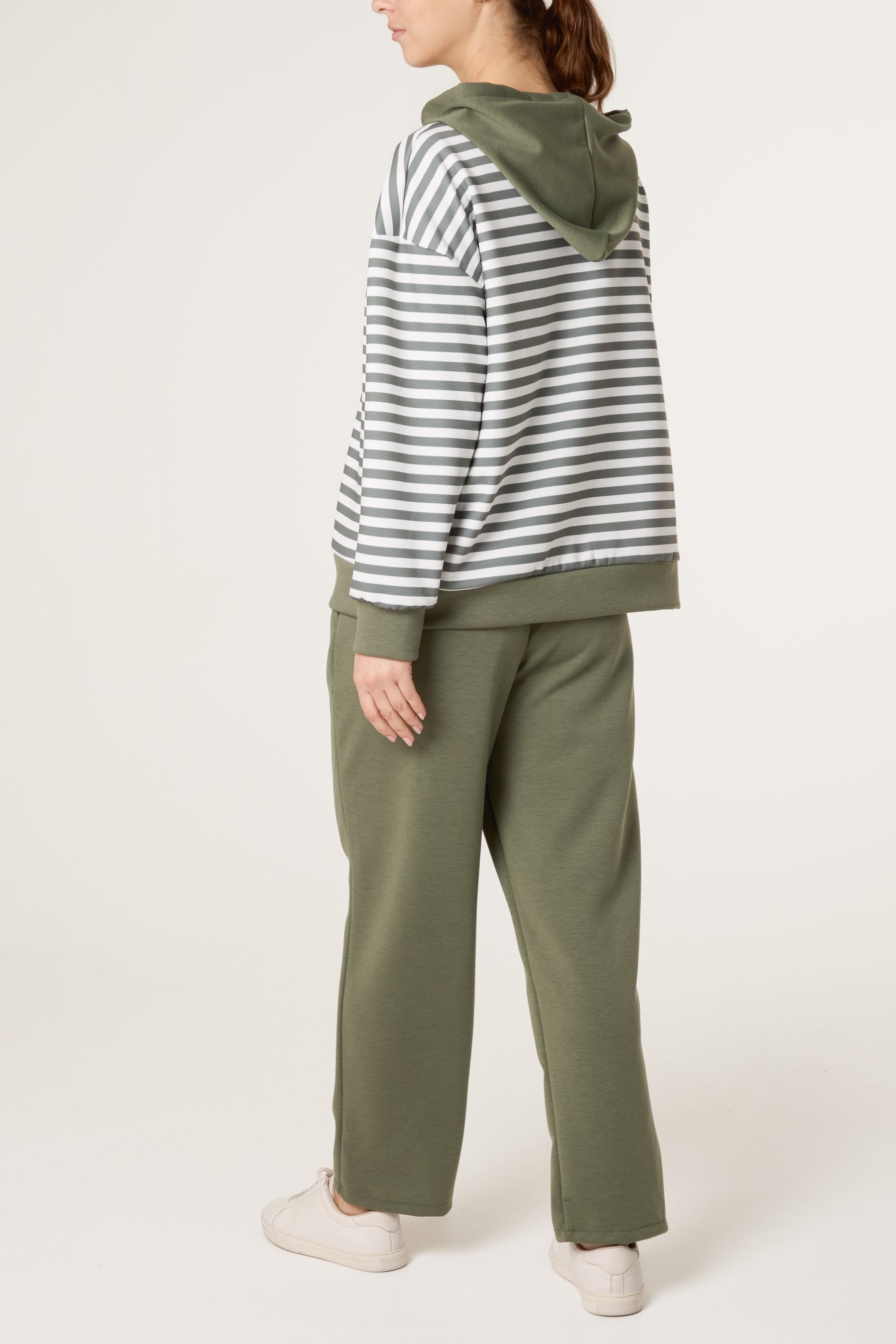 Striped Hoodie Soft Touch Tracksuit