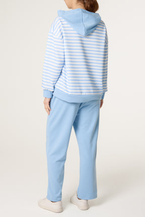 Striped Hoodie Soft Touch Tracksuit