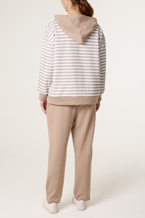 Striped Hoodie Soft Touch Tracksuit