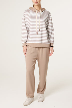 Striped Hoodie Soft Touch Tracksuit
