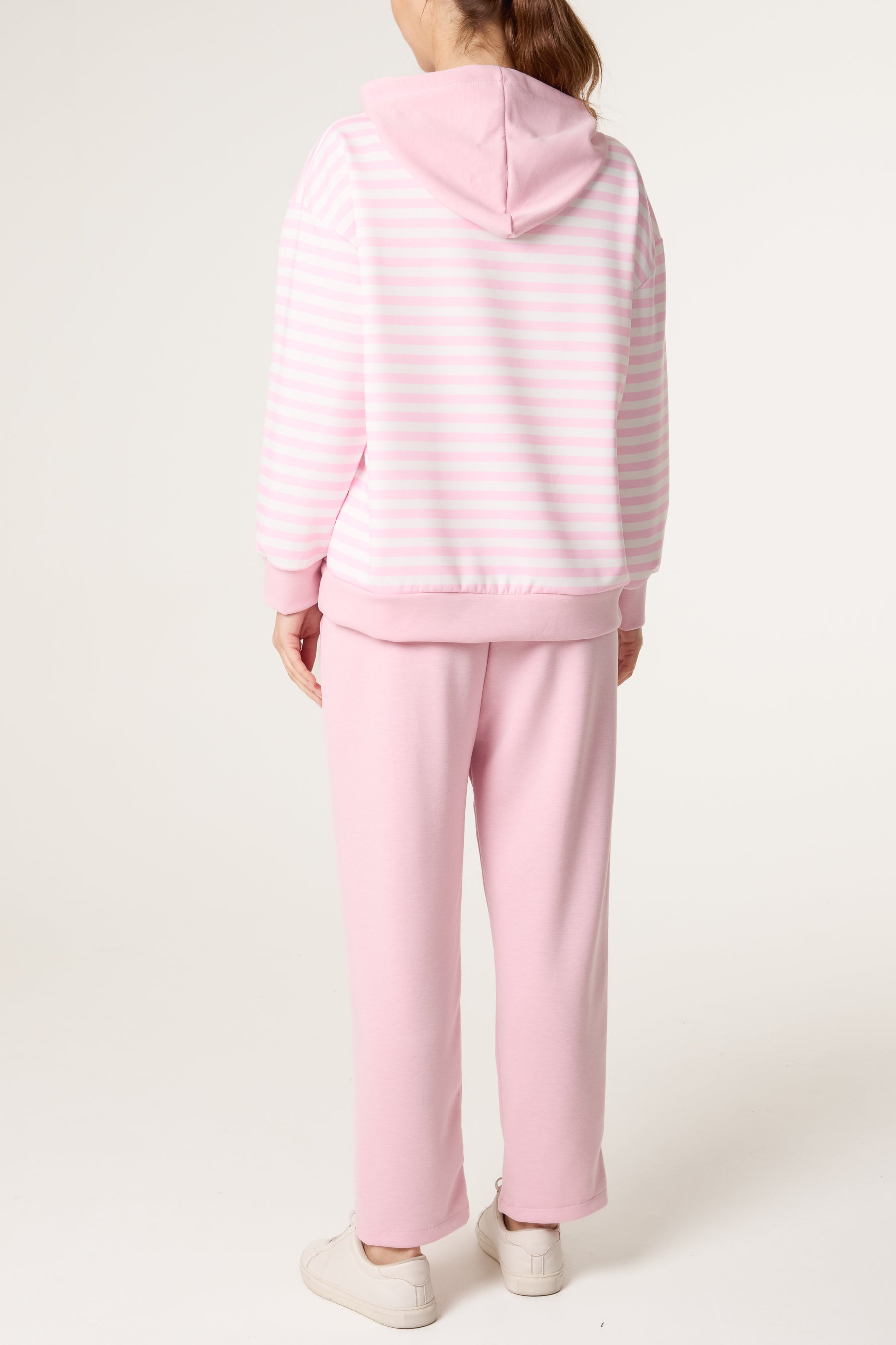 Striped Hoodie Soft Touch Tracksuit