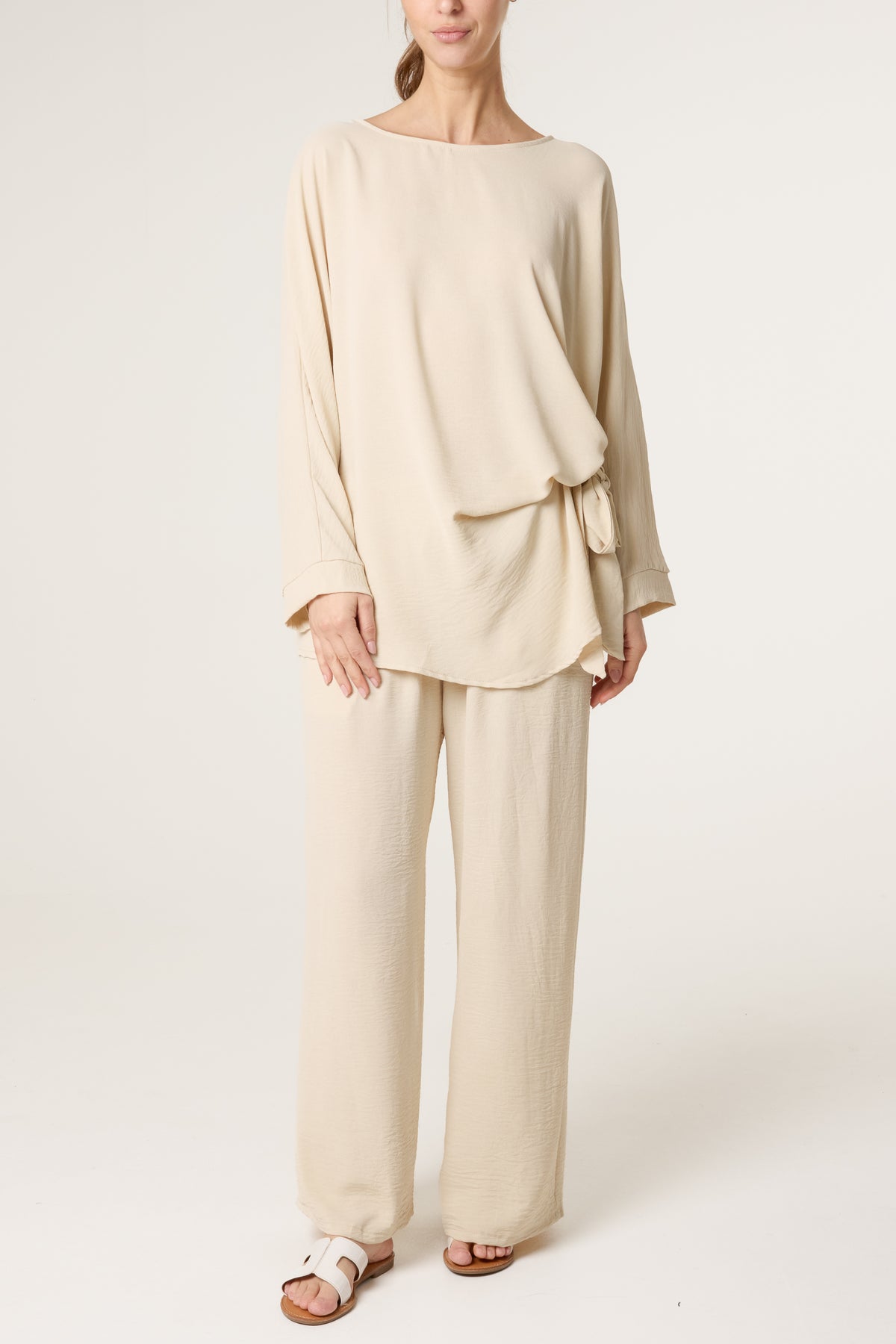 Long Sleeve Side Knot Co-Ord Set