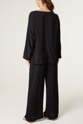 Long Sleeve Side Knot Co-Ord Set