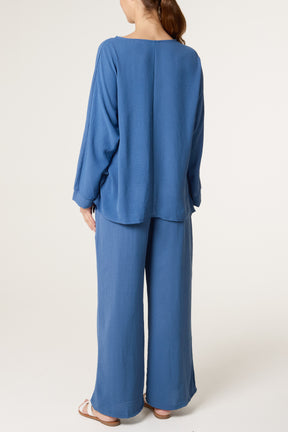 Long Sleeve Side Knot Co-Ord Set