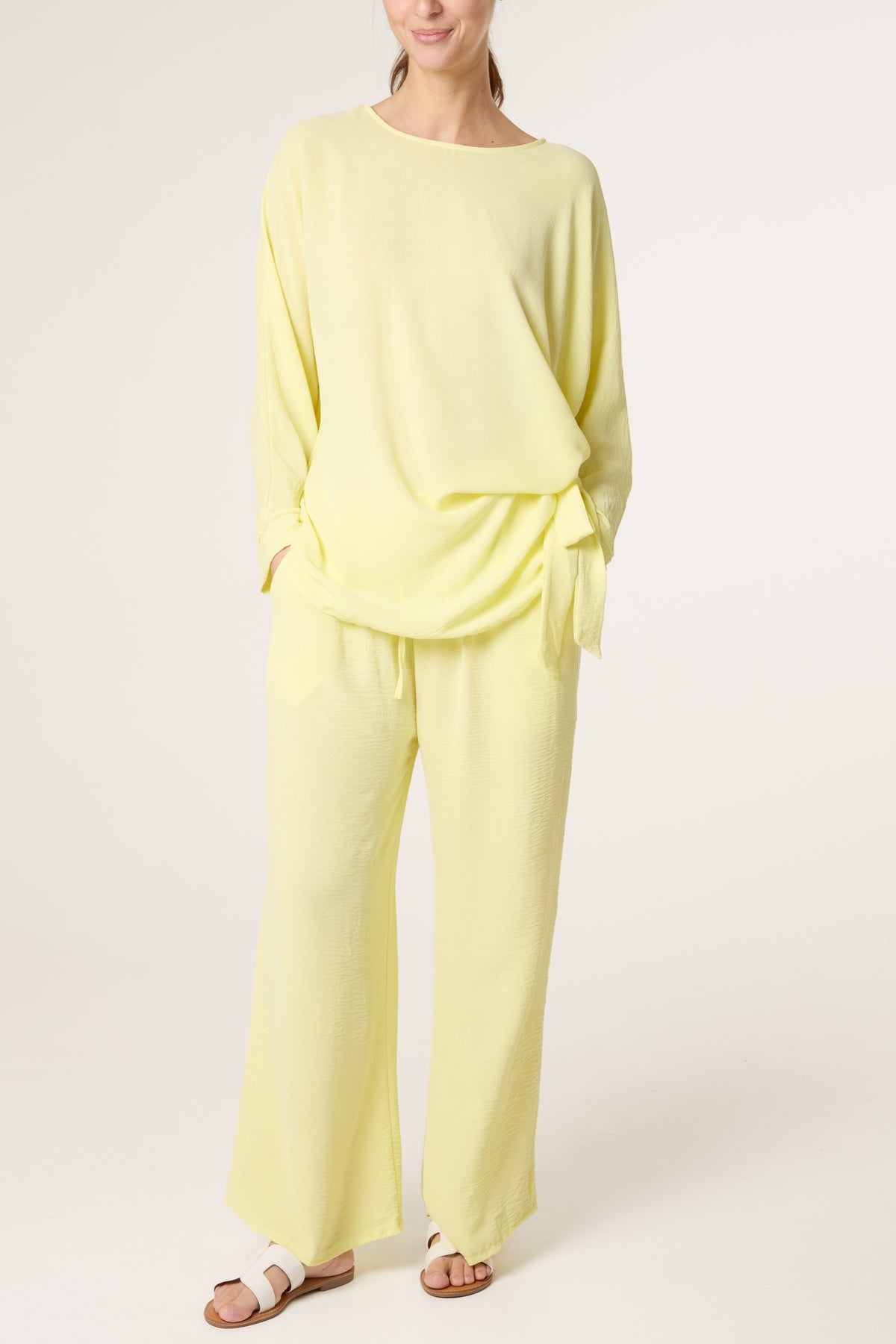 Long Sleeve Side Knot Co-Ord Set