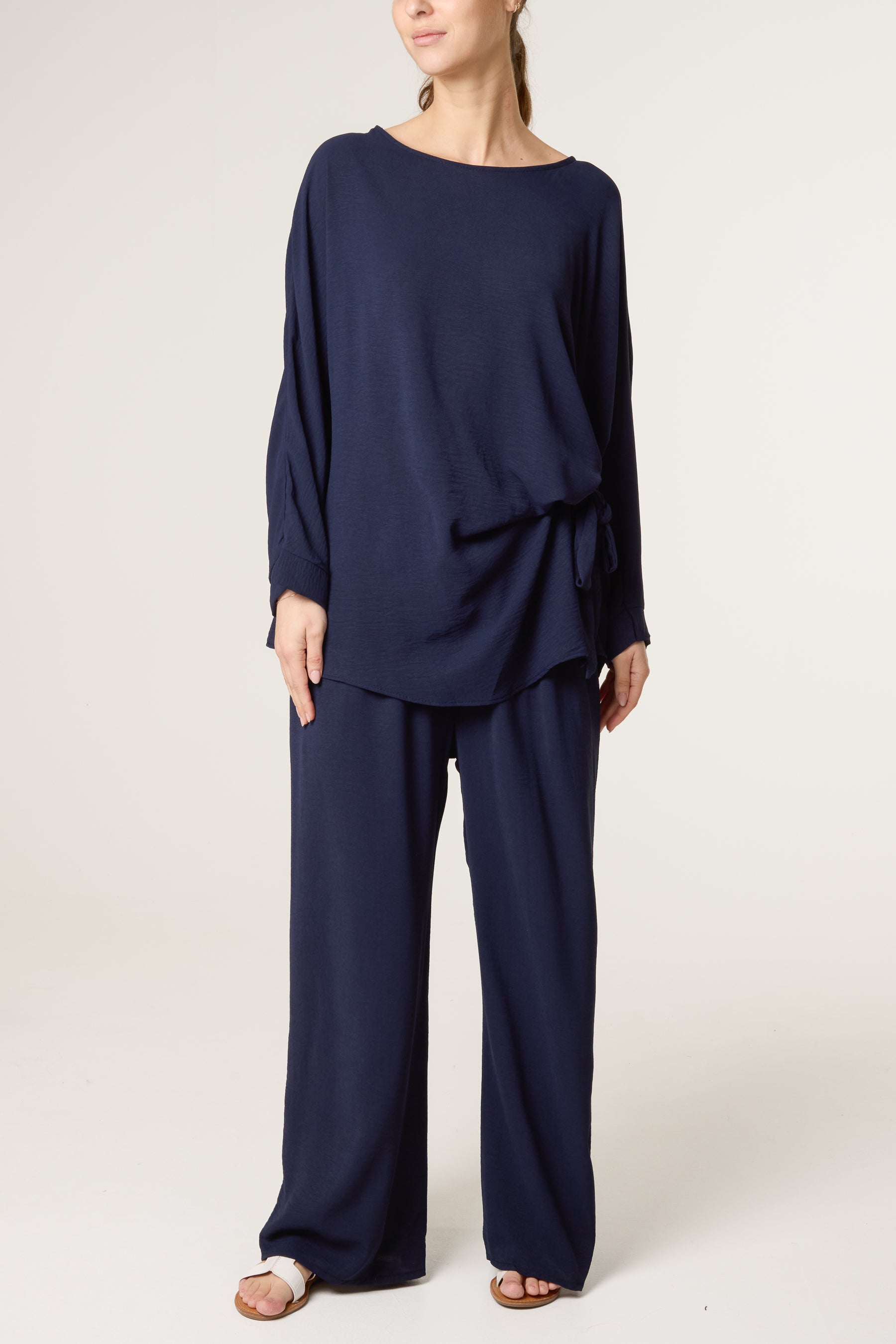 Long Sleeve Side Knot Co-Ord Set