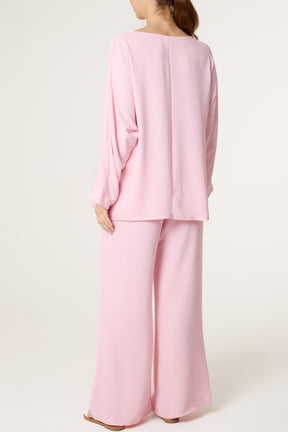 Long Sleeve Side Knot Co-Ord Set