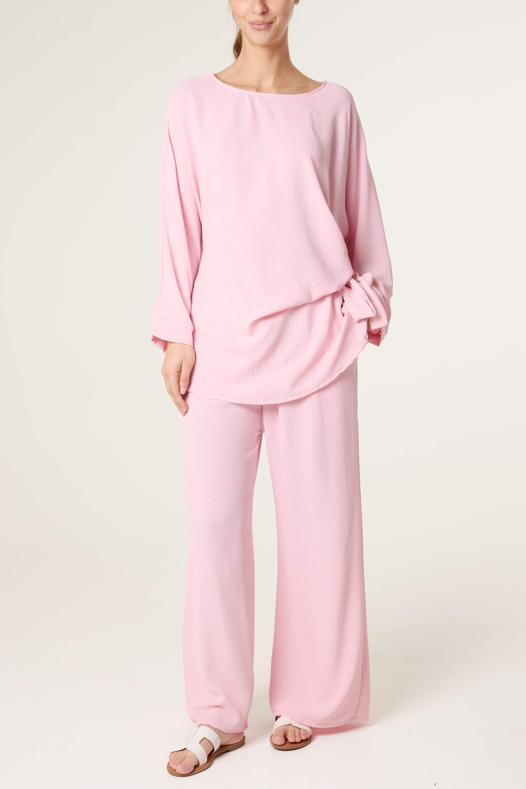 Long Sleeve Side Knot Co-Ord Set