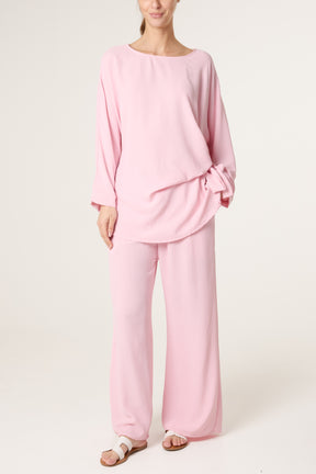 Long Sleeve Side Knot Co-Ord Set