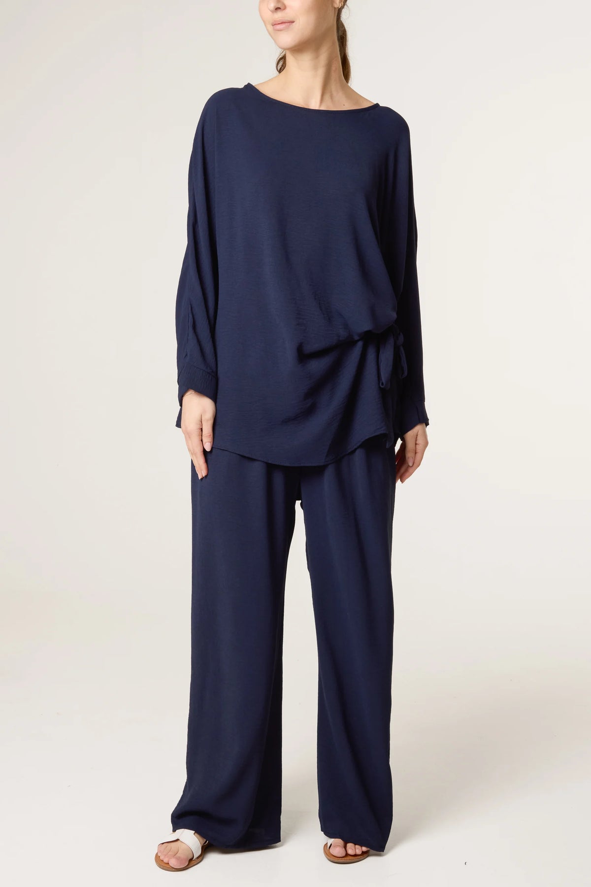 Long Sleeve Side Knot Co-Ord Set
