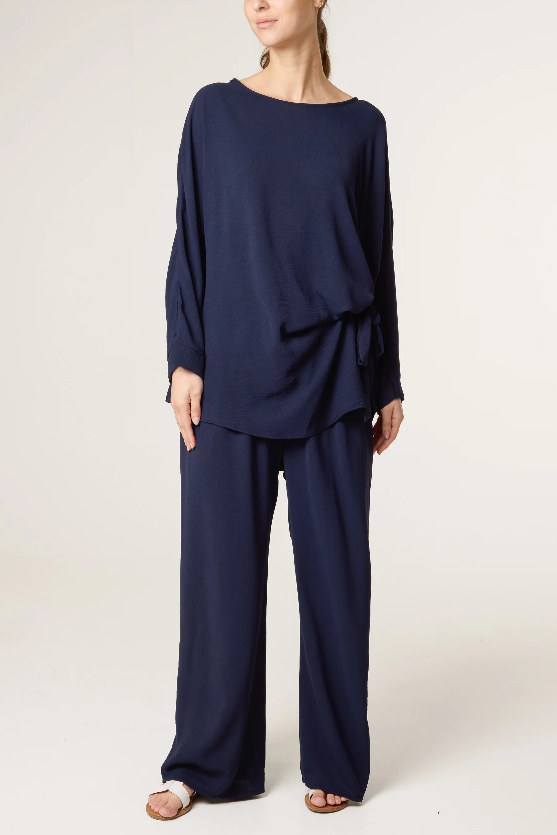 Long Sleeve Side Knot Co-Ord Set