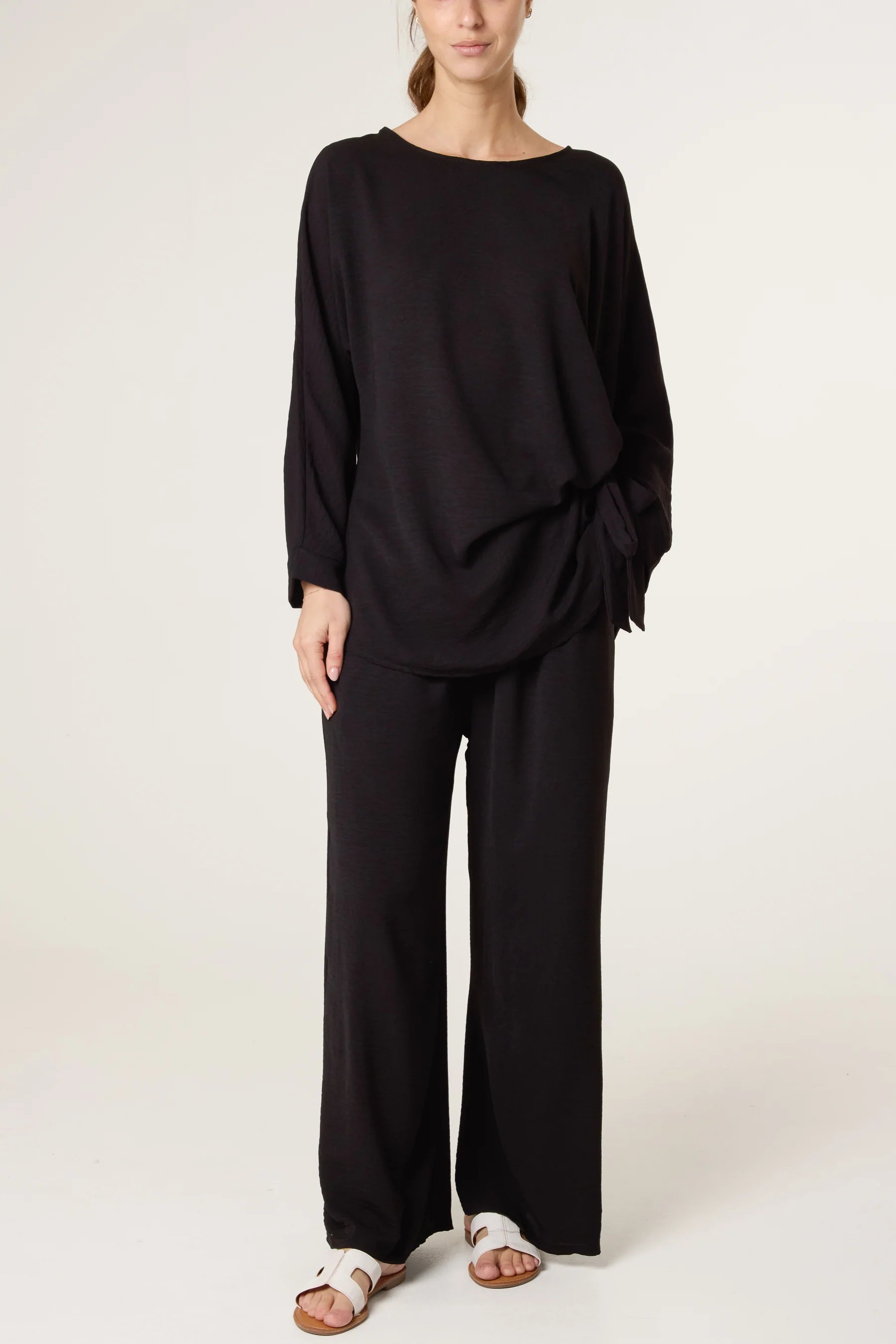 Long Sleeve Side Knot Co-Ord Set