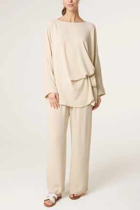 Long Sleeve Side Knot Co-Ord Set