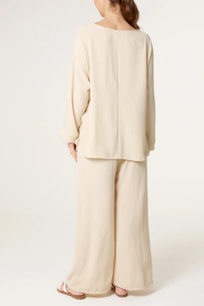 Long Sleeve Side Knot Co-Ord Set