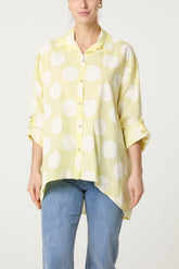 Polka Dot Pure Cotton Shirt
