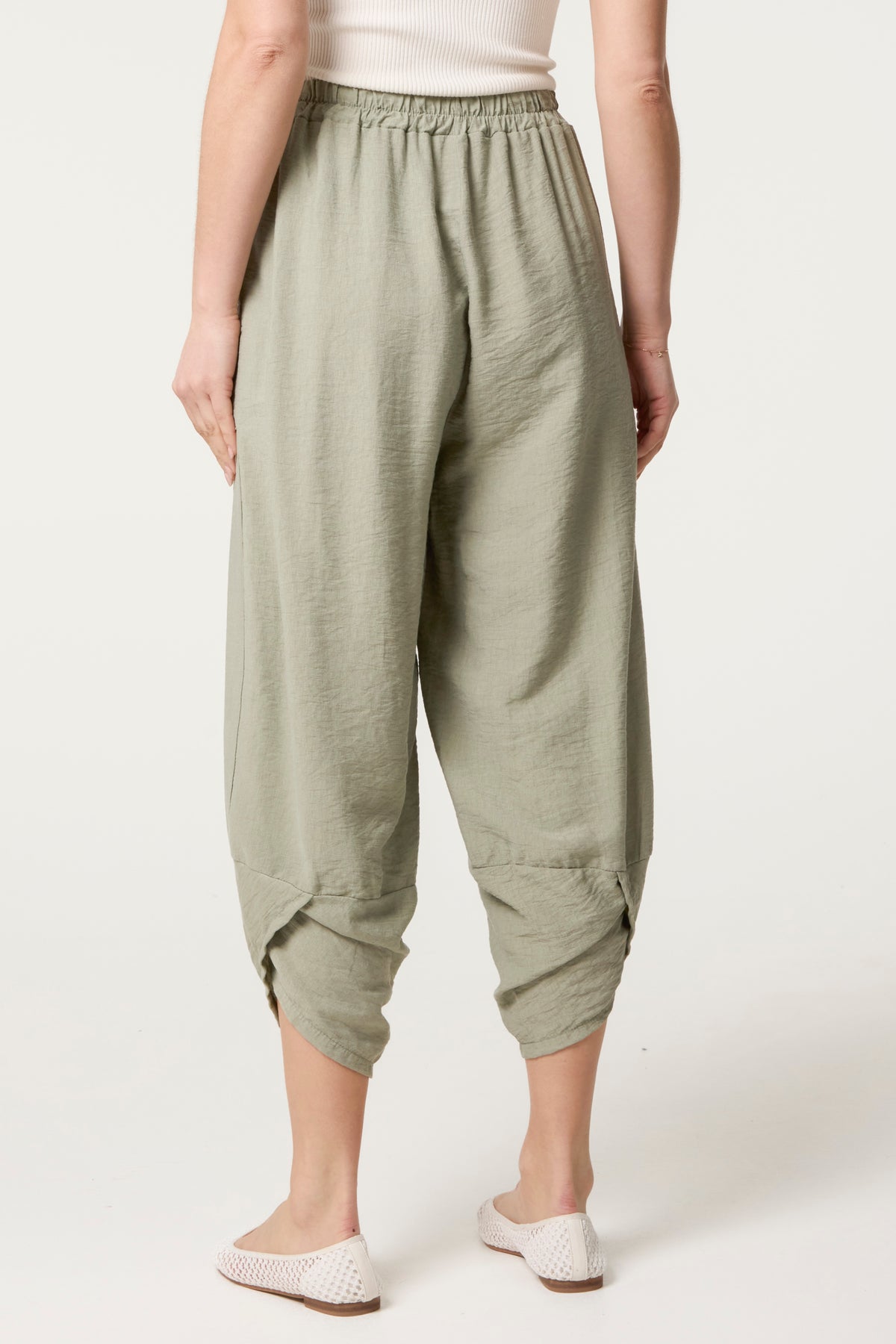 Front Pocket Harem Trousers