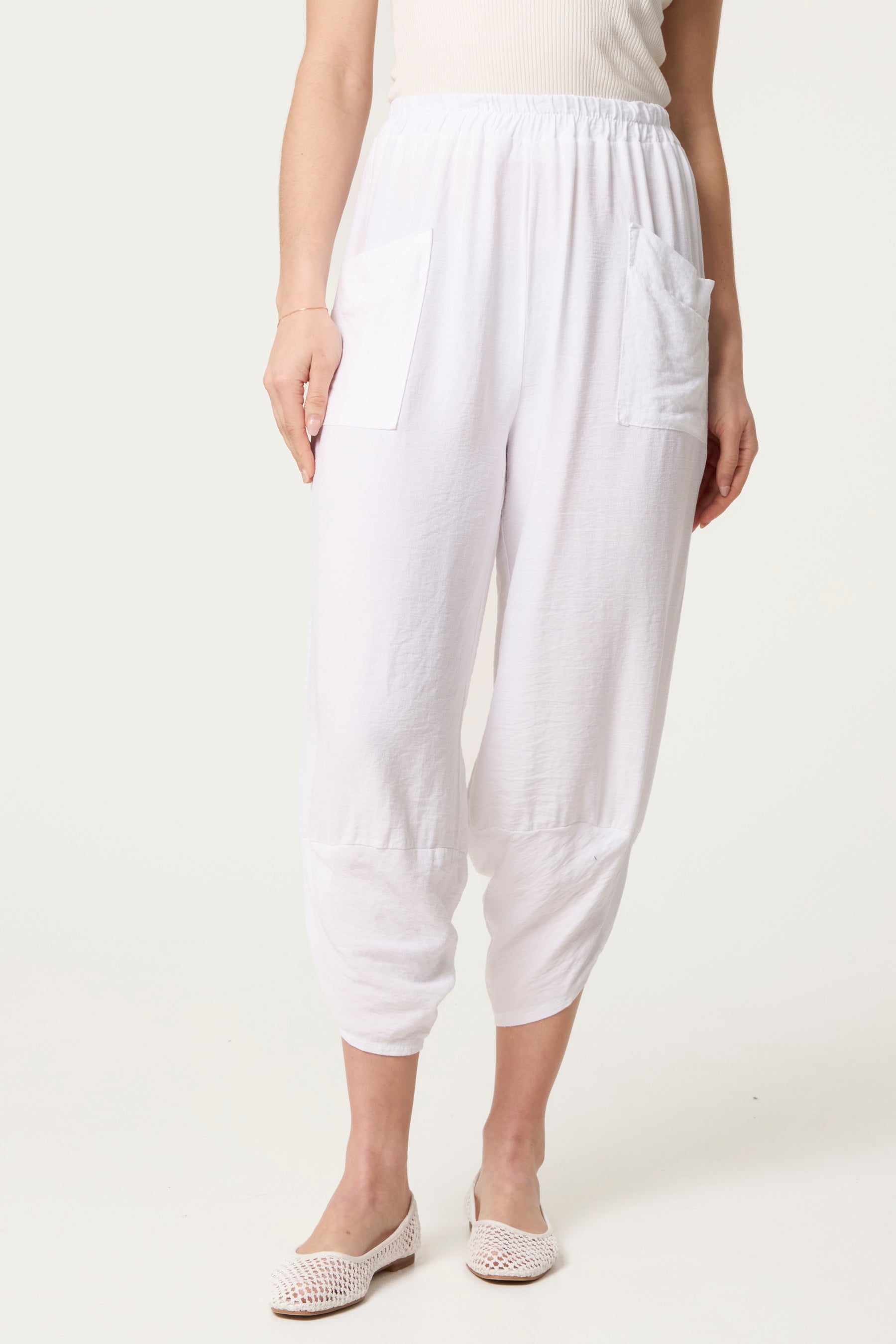 Front Pocket Harem Trousers