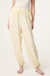 Harem Elastic Waist Trousers