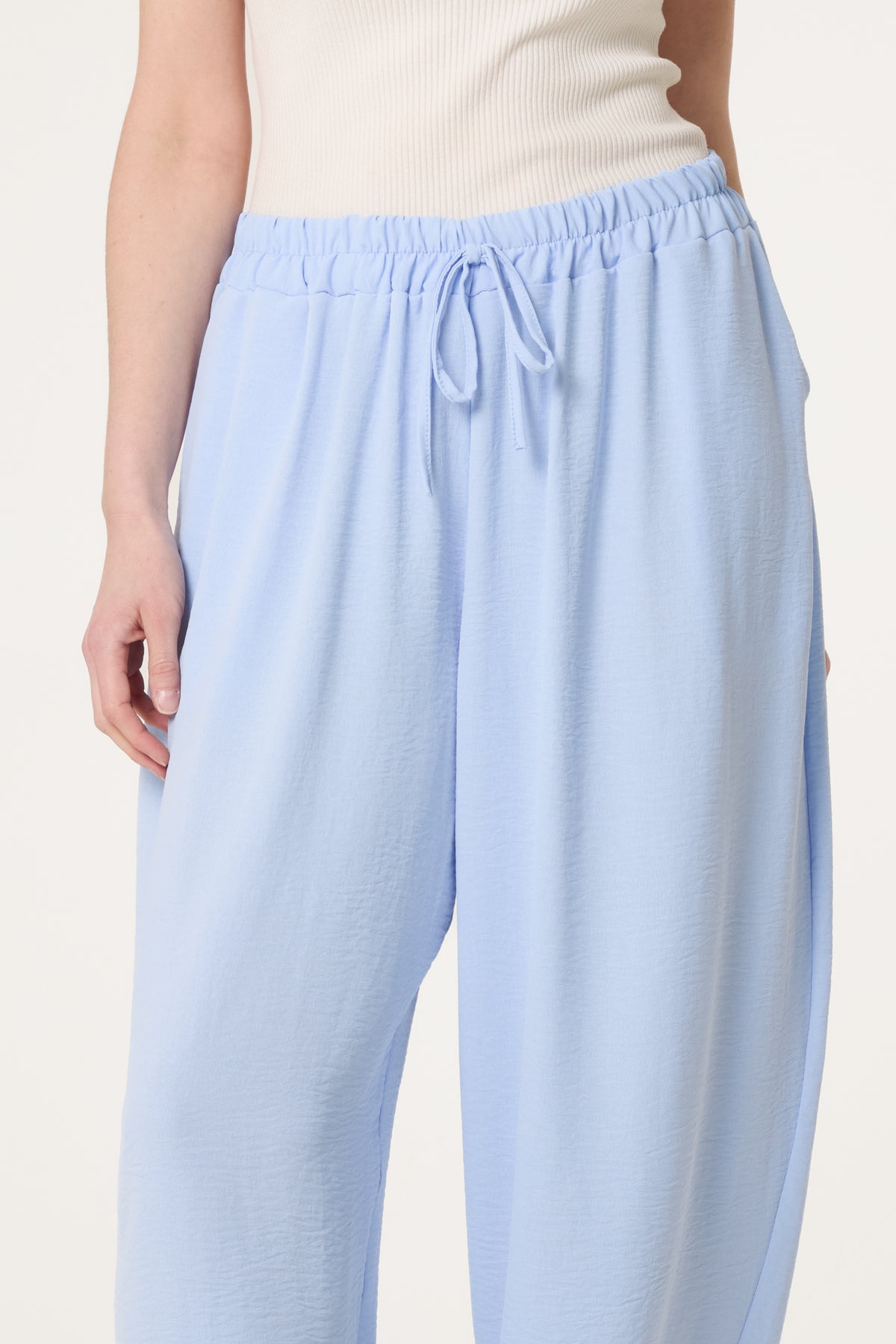 Harem Elastic Waist Trousers
